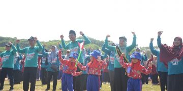 Ribuan Anak-anak PAUD Ramaikan Peringatan Hari Anak Nasional