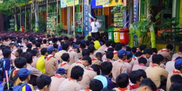 KPU Berikan Pendidikan Politik Pra-Pemilih di SMPN 2 Gresik