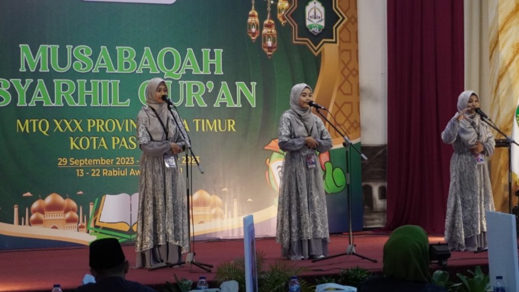 MSQ Putri Sidoarjo Raih Emas Ajang MTQ XXX Jatim 2023