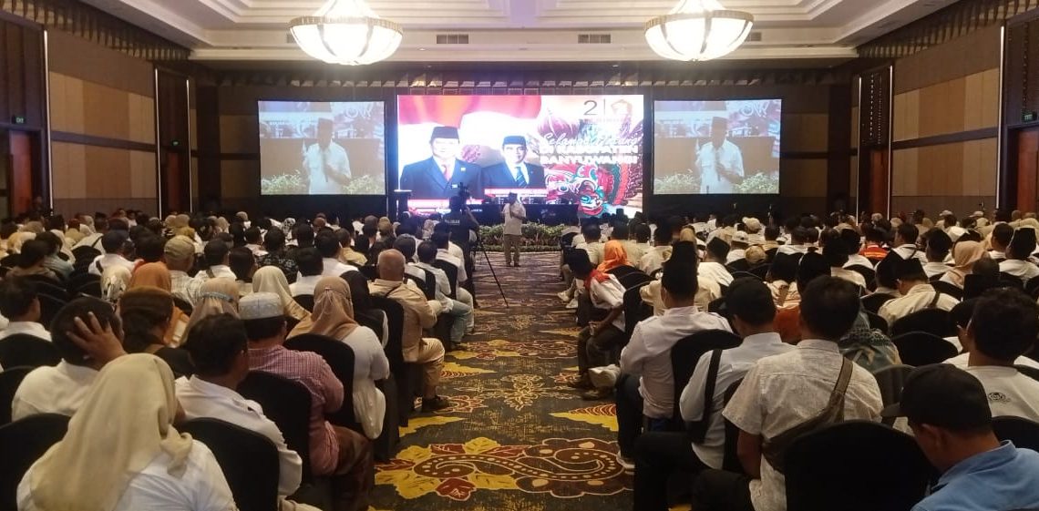 Dampingi Sekjen DPP Gerindra ke Banyuwangi, Sumail Abdullah Berpesan Politisi Jangan Baperan