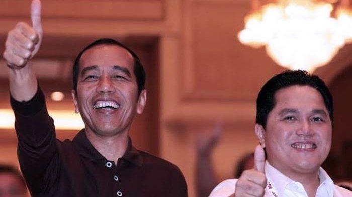 Didukung Jokowi, Peluang Erick Thohir Jadi Cawapres Sangat Besar