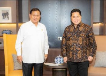 Daya Elektabilitas Paling Tinggi, Erick Thohir Pasangan Terbaik Prabowo
