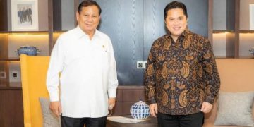 Daya Elektabilitas Paling Tinggi, Erick Thohir Pasangan Terbaik Prabowo