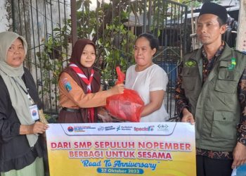 Warga dan Wali Murid Kompak Doakan SMP Sepuluh Nopember Makin Sukses