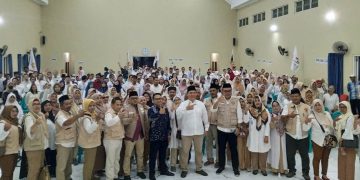 Relawan dan Tim Pemenangan di Taman Siap Menangkan BHS dan Mas Tama di Pileg 2024