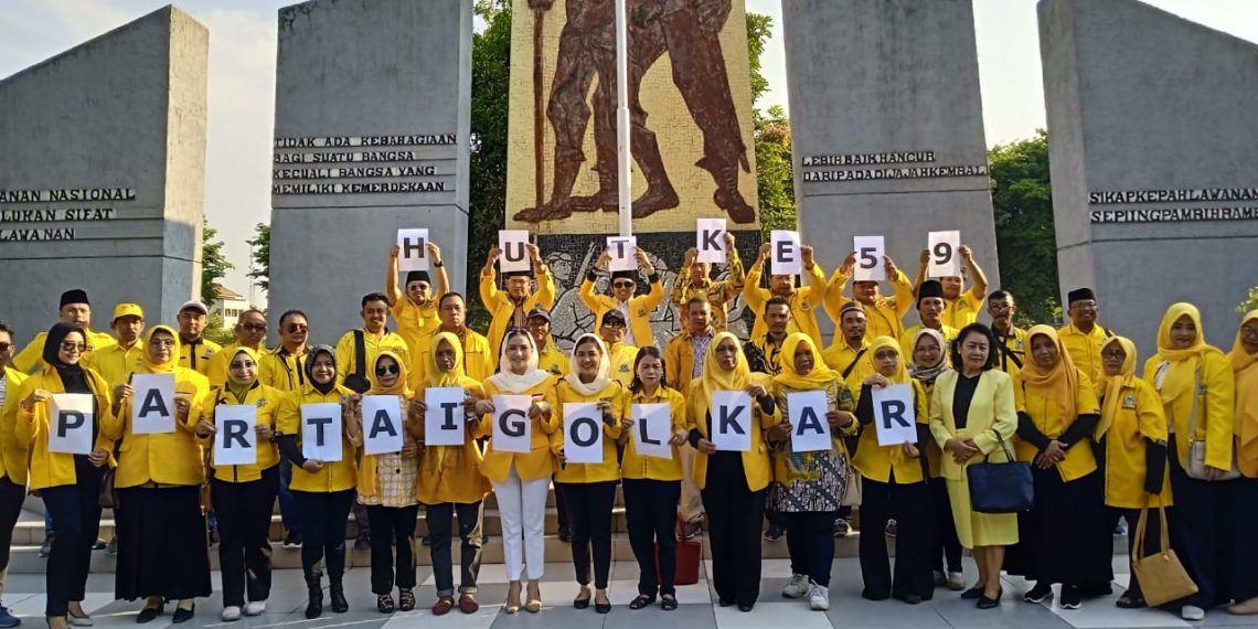 Partai Golkar Sidoarjo Rayakan HUT ke-59 dengan Ziarah ke TMP