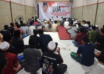 Relawan Bolone Mas Gibran Gelar Doa Bersama di Gresik