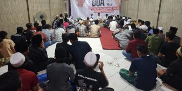 Relawan Bolone Mas Gibran Gelar Doa Bersama di Gresik