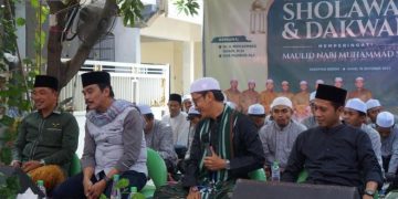 Sholawat Bareng, Caleg Mas Nailul Makin Digandrungi Emak-emak
