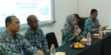 Tingkatkan Kompetensi Siswa, SMK Krian 1 Lakukan Link And Match Dengan DUDIKA