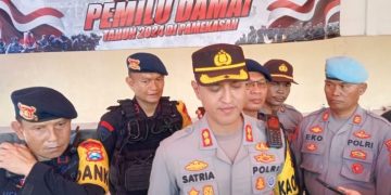 Bersama Pimpinan Partai, Polres Pamekasan Deklarasi Pemilu Damai 2024