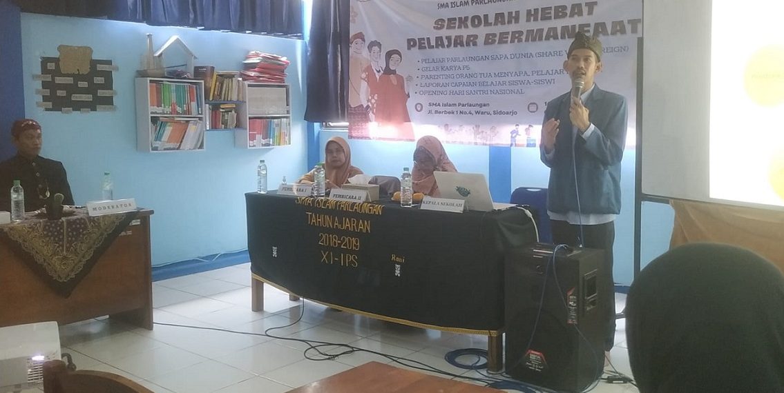SMA Islam Parlaungan Bahas Peran Orang Tua Bentuk Karakter dan Gelar Karya Siswanya