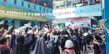 Gelar ‘Peduli Palestina’, Begini Antusiasme Warga SDAMADA