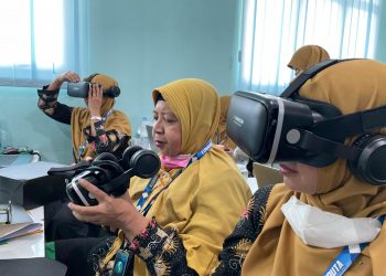 SMP Muhammadiyah 2 Taman Terapkan Pembelajaran Secara Virtual Reality