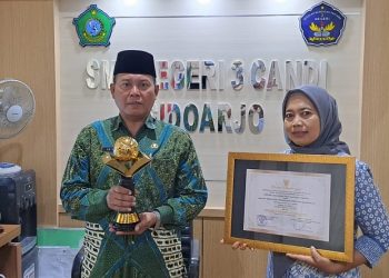 Benahi Seluruh Aspek, SMP N  3 Candi Berhasil Raih Penghargaan Adiwiyata Mandiri