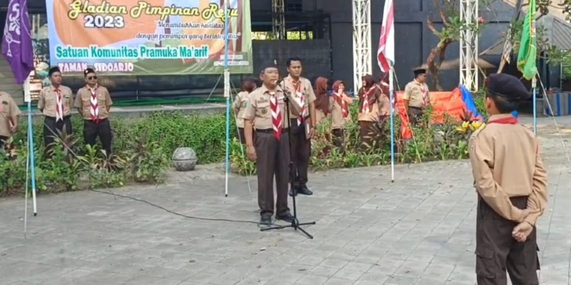 Bentuk Kedisiplinan Komunitas Pramuka Ma’arif se Kecamatan Taman Gelar Dianpinru