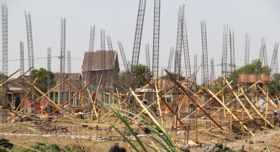 Pembangunan SMPN 2 Tulangan Tahap II Selesai Akhir Tahun