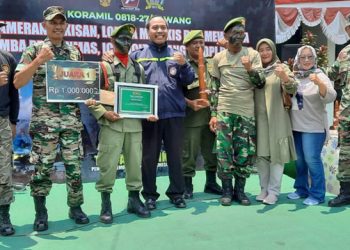 Lomba Baris dan Festival Lukisan di Koramil Lawang