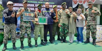 Lomba Baris dan Festival Lukisan di Koramil Lawang