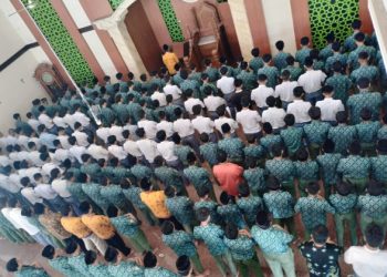 Siswa MTs dan MA  NU Sholat Ghaib Buat Syuhada Palestina