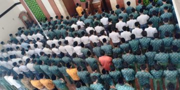 Siswa MTs dan MA  NU Sholat Ghaib Buat Syuhada Palestina