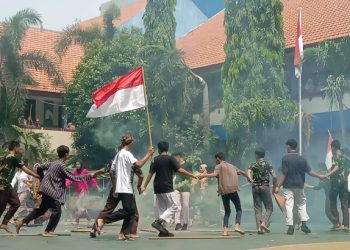 Peringati Hari Pahlawan SMPN 3 Gelar Drama Teatrikal