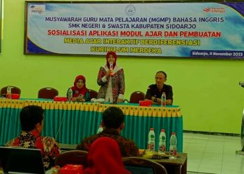 MGMP Bahasa Inggris SMK Sidoarjo Terus Meningkatkan Kompetensinya