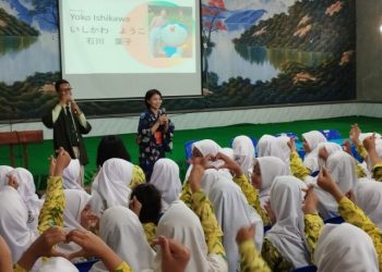SMP PGRI 1 Buduran Kedatangan Tamu dari Jepang ‘Youko Sensei’