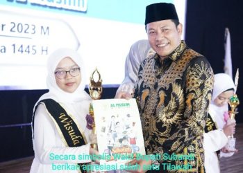 Wabup Subandi Beri Apresiasi 263 Wisuda Tilawati Al Muslim