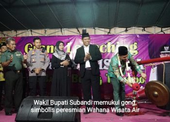 Wabup Subandi Resmikan Desa Wisata Tirta Banyu Bening