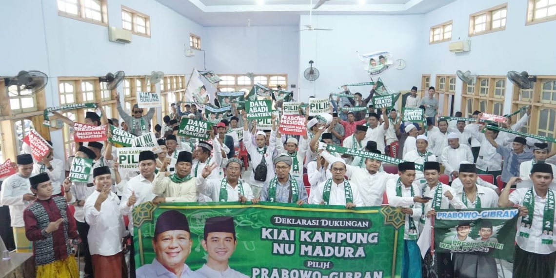 Ratusan Kiai NU di Kampung Mahfud MD Nyatakan Solid Dukung Prabowo-Gibran di Pilpres 2024