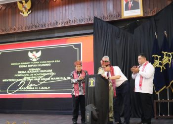 Kemenkumham Resmikan 61 Desa/Kelurahan Sadar Hukum dan 6 Sekolah Sadar Hukum dan HAM