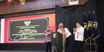 Kemenkumham Resmikan 61 Desa/Kelurahan Sadar Hukum dan 6 Sekolah Sadar Hukum dan HAM