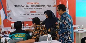 Luar Biasa! SMP Dafi Jadi Tuan Rumah Workshop Perencanaan Berbasis Data 2023