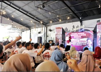 Kerja Konkret untuk Rakyat, Ratusan Mahasiswa dan Aktivis di Jawa Timur Deklarasi Dukung Prabowo – Gibran