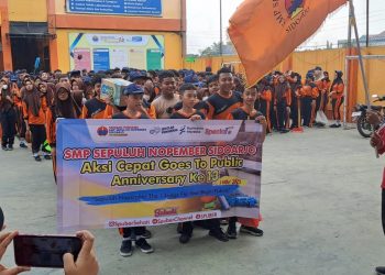 Seluruh Siswa SMP Sepuluh Nopember Bergerak Cinta Lingkungan