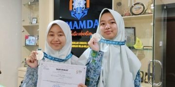 Dua Siswi SMA Muhammadiyah 2 Sidoarjo Raih Prestasi OBI Nasional 2023