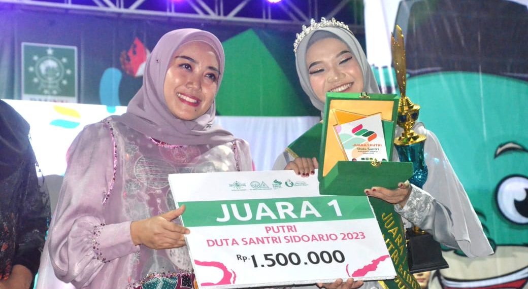 Santri Putri PP Jabal Nur Juara I  Duta Santri Pelajar NU 2023