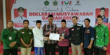 Didudukung Penuh Wabup dan Kepala Kemenag, Forum Zakat Berdiri di Gresik