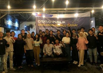 Diskusi Publik dan Deklarasi Pemilu Damai 2024 oleh ILMISPI Jawa Timur