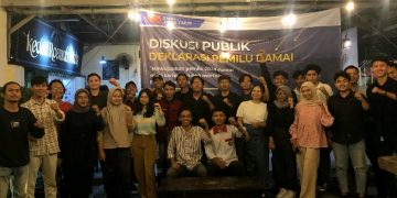 Diskusi Publik dan Deklarasi Pemilu Damai 2024 oleh ILMISPI Jawa Timur