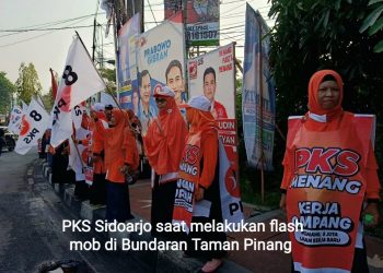 Flash Mob di 6 Titik, PKS Perjuangkan Pangan Murah dan Gampang Kerja