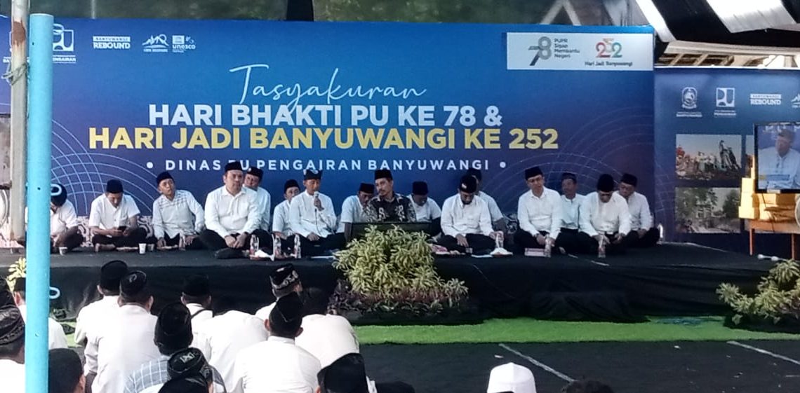 Di Hari Bhakti PU Ke-78, Kadis Pengairan Banyuwangi Sampaikan Upgrade Sekardadu Targetkan Sinovik