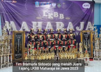 Paskibra MA NU Sidoarjo ‘Bramuda’ Juara 1 LBB Maharaja se Jawa