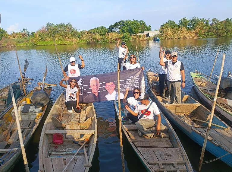 TPD Jatim Ganjar-Mahfud Tingkatkan Elektabilitas di Kawasan Pesisir Sidoarjo