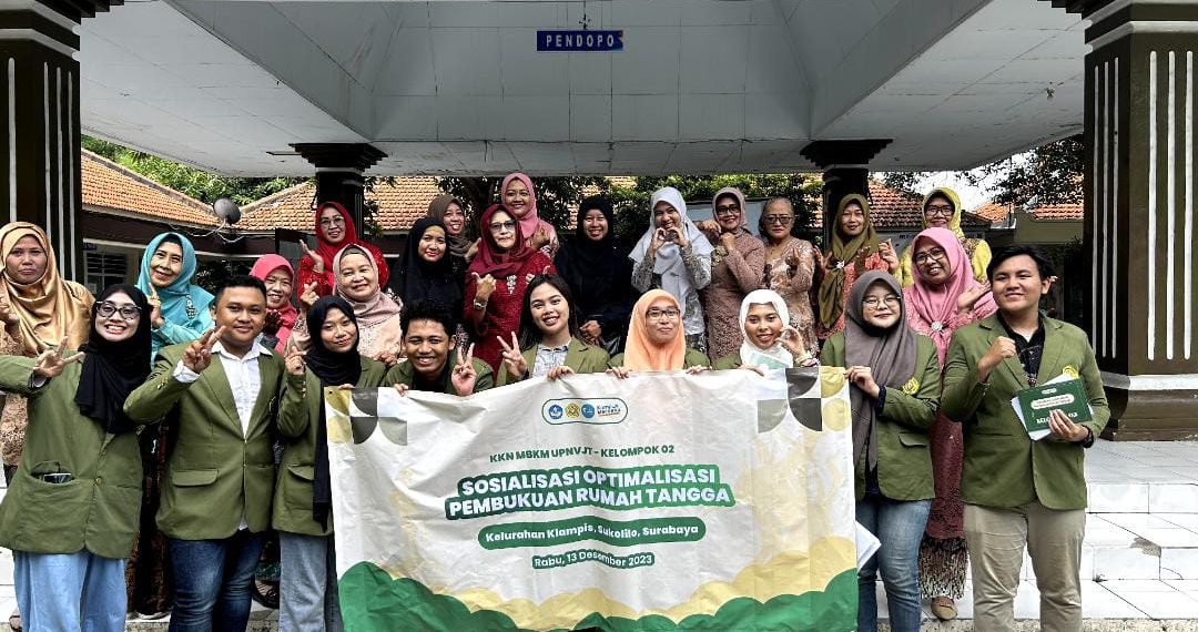 Mahasiswa UPN Veteran Jatim Gelar Sosialisasi Optimalisasi Pembukuan Kas Ibu PKK di Kelurahan Klampis Ngasem