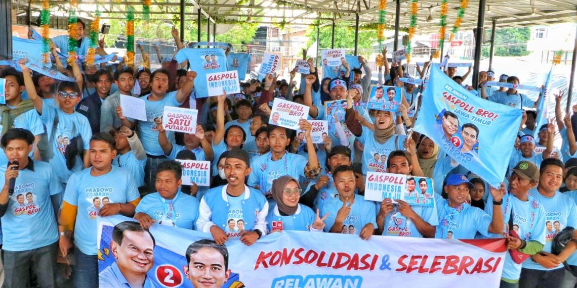 Ratusan Warga Jatim Kompak Bentuk Gaspoll Bro Dukung Prabowo-Gibran