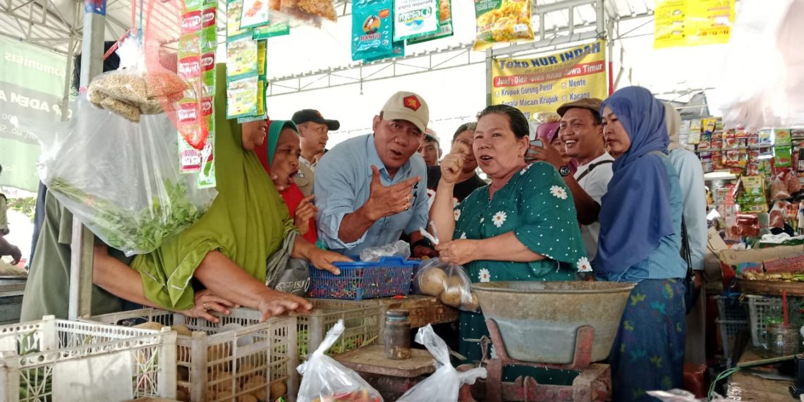 Sambang Pasar Sono, Bambang Haryo: Harga Komoditas Mulai Ada Penurunan
