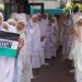 Manasik Haji Siswa SMPN 3 Sidoarjo Ada Yang Bawa Bendera Palestina
