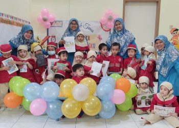 KP-KB Al Falah Darussalam Lakukan Gerakan Mencintai Buku Sejak Dini